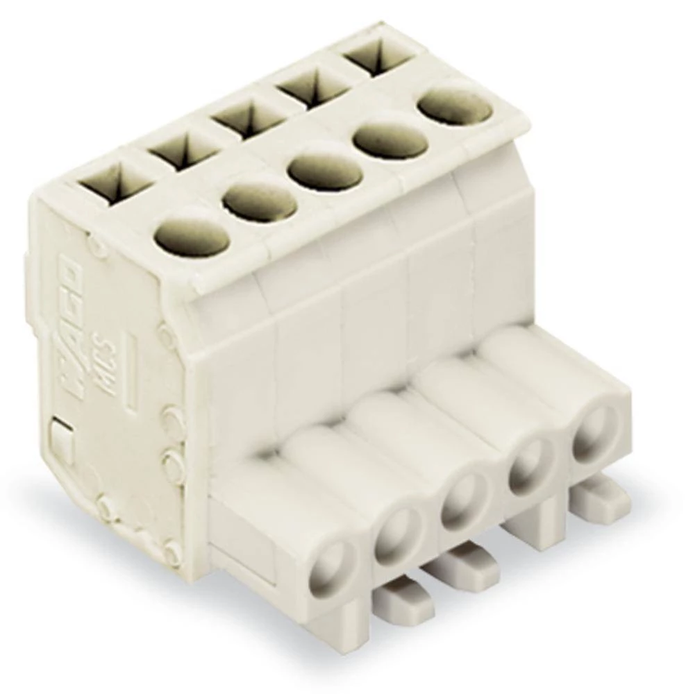 WAGO kučište utičnice-Kabel 722 broj polova ukupno 5, razmaci: 5 mm 722-105/026-000 100 komada slika