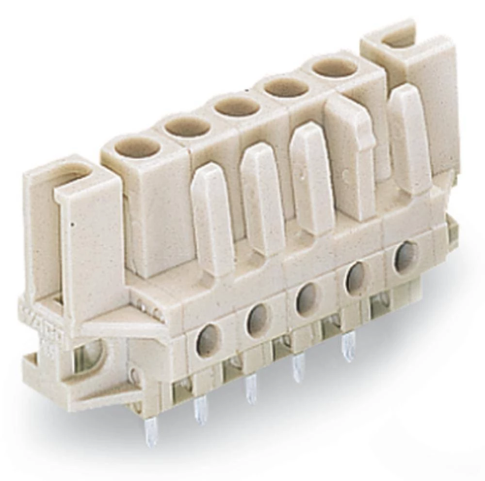 WAGO kučište utičnice-pločica 722 broj polova ukupno 5, razmaci: 5 mm 722-135/047-000 50 komada slika