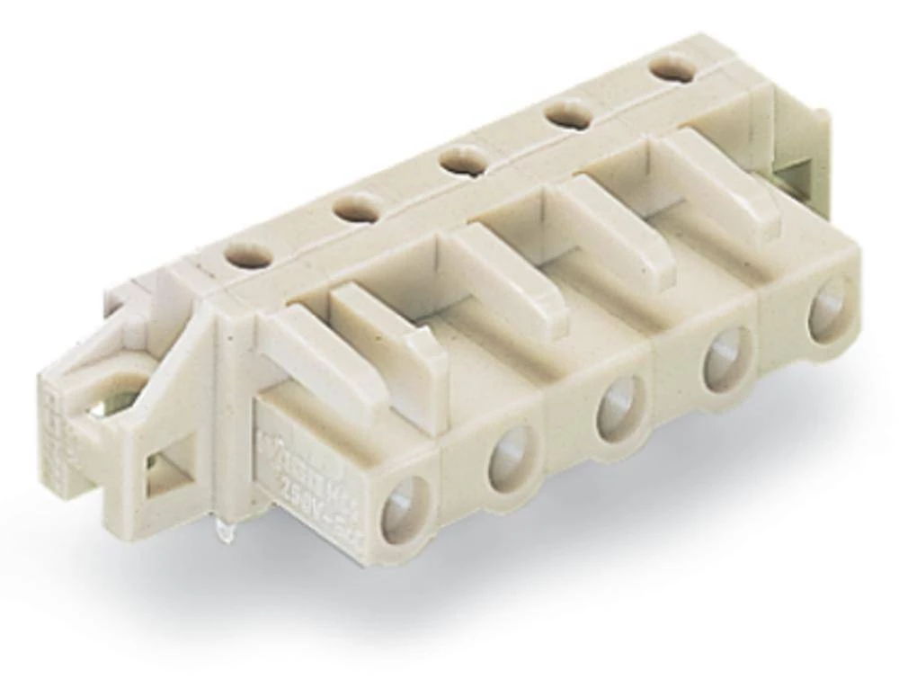 WAGO kučište utičnice-pločica 722 broj polova ukupno 6, razmaci: 7.50 mm 722-836/031-000 25 komada slika