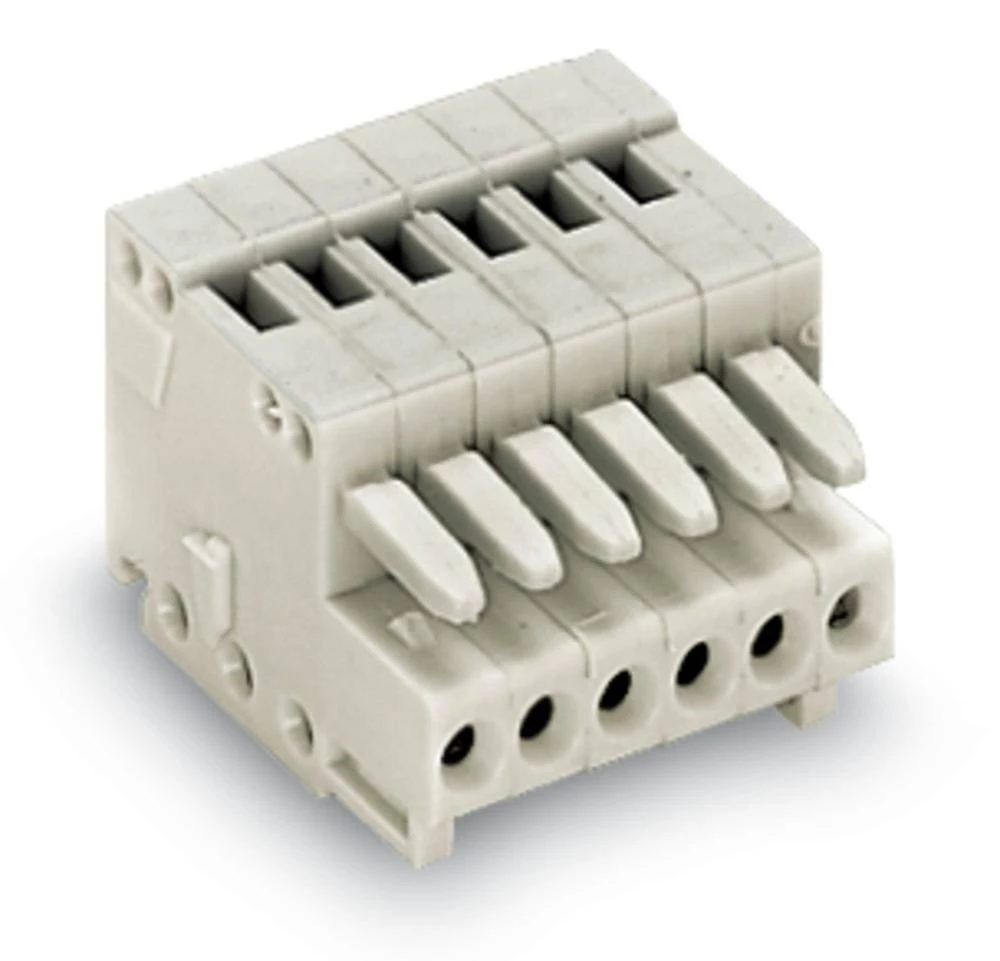WAGO kučište utičnice-Kabel 733 broj polova ukupno 7, razmaci: 2.50 mm 733-107 100 komada slika