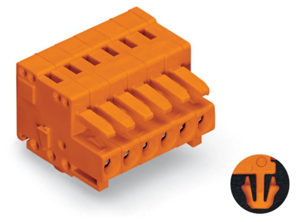 WAGO kučište utičnice-Kabel 734 broj polova ukupno 12, razmaci: 3.81 mm 734-212/008-000 50 komada slika