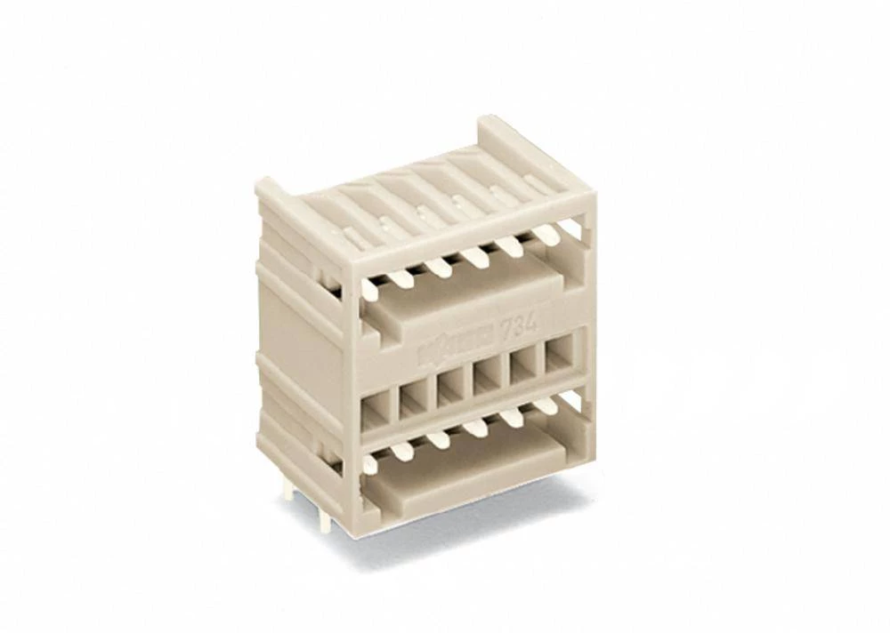 WAGO letva s muškim kontaktima (standardna) 2140 broj polova ukupno 8, razmaci: 3.50 mm 734-404 100 komada slika