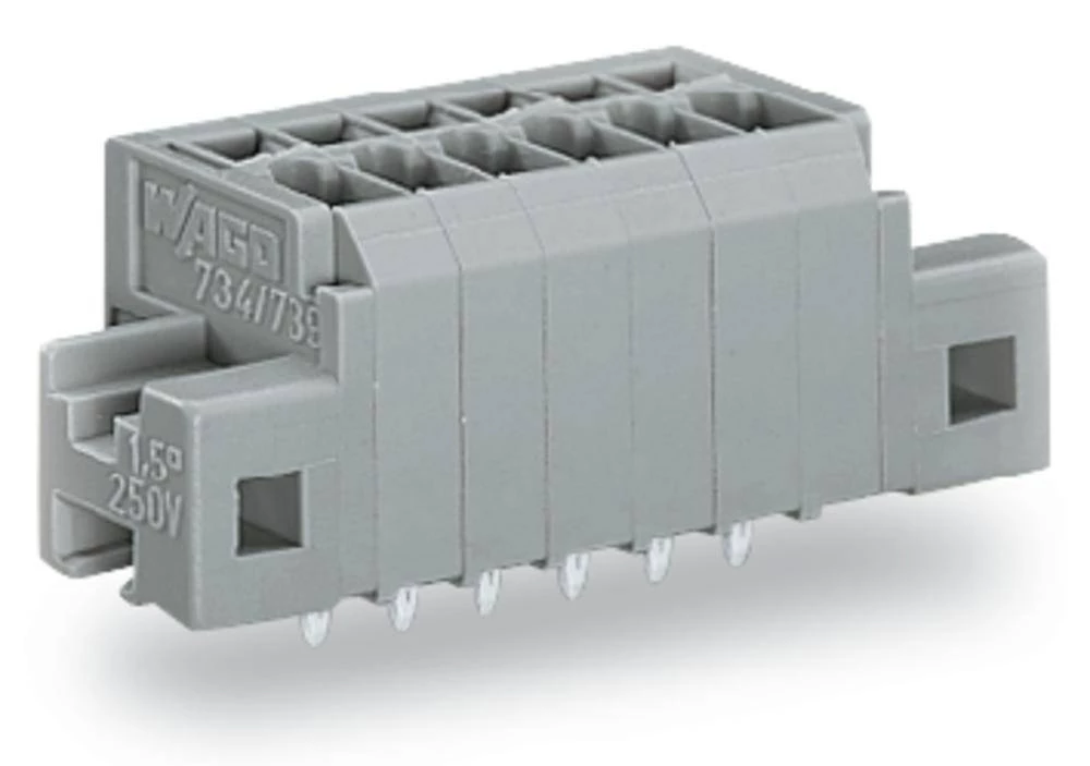 WAGO Opružni blok s stezaljkama 1.50 mm broj polova 5 sive boje 140 komada slika