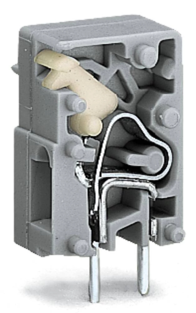 WAGO Opružni blok s stezaljkama 2.50 mm broj polova 1 sive boje 800 komada slika