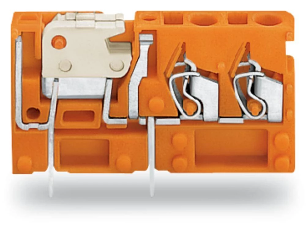 Opružni blok s stezaljkama narančaste boje WAGO 742-156 Sadržaj: 200 komada slika