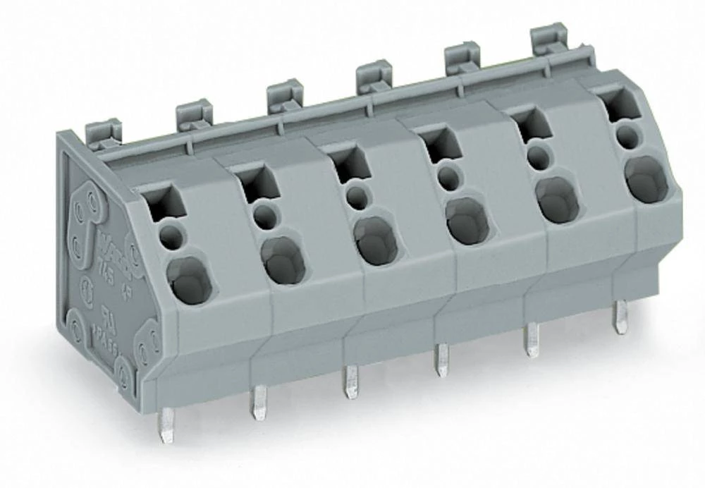 WAGO Opružni blok s stezaljkama 4.00 mm broj polova 12 sive boje 20 komada slika