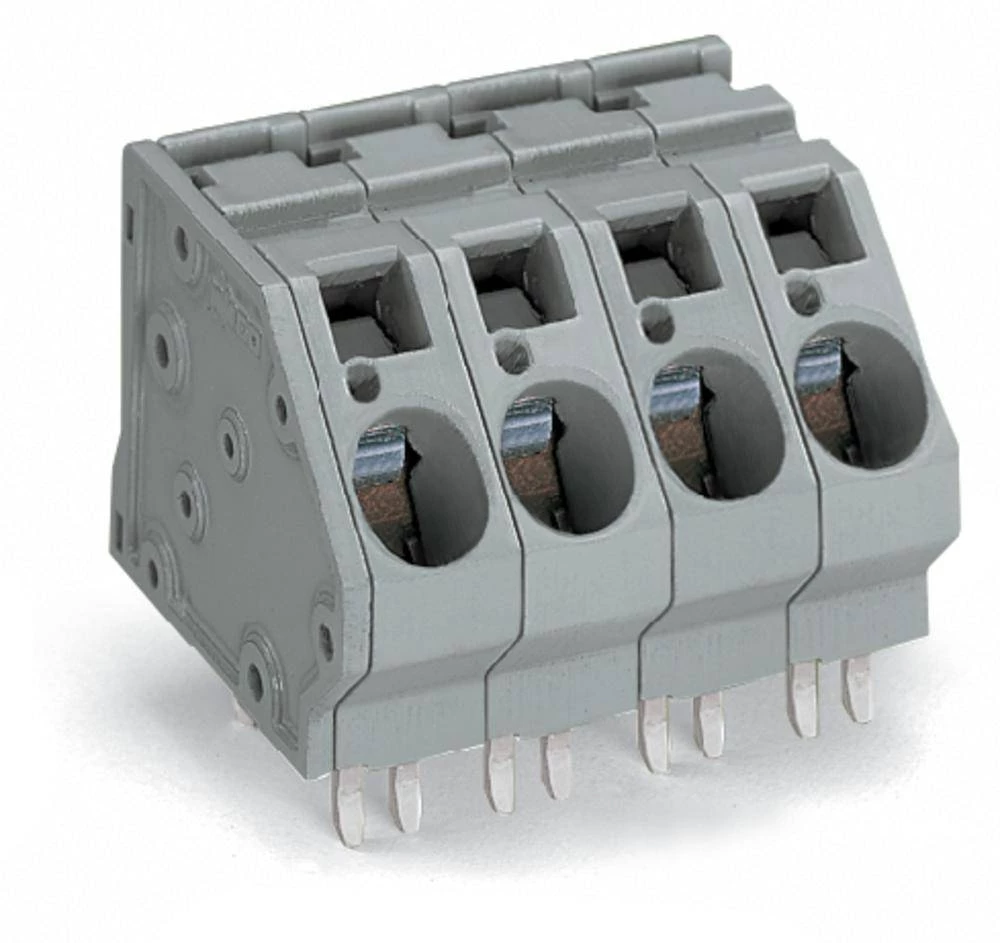 WAGO Opružni blok s stezaljkama 16.00 mm broj polova 5 sive boje 20 komada slika