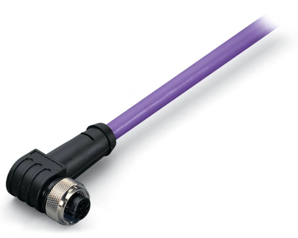 WAGO 756-1102/060-200 Senzor / aktuator podatkovni konektor, konfekcioniran M12 utičnica, zakrivljena 20 m broj polova: 5 1 koma slika