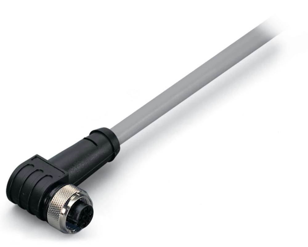 WAGO 756-3102/040-100 Senzor / aktuator podatkovni konektor, konfekcioniran M8 utičnica, zakrivljena 10 m broj polova: 4 1 komad slika