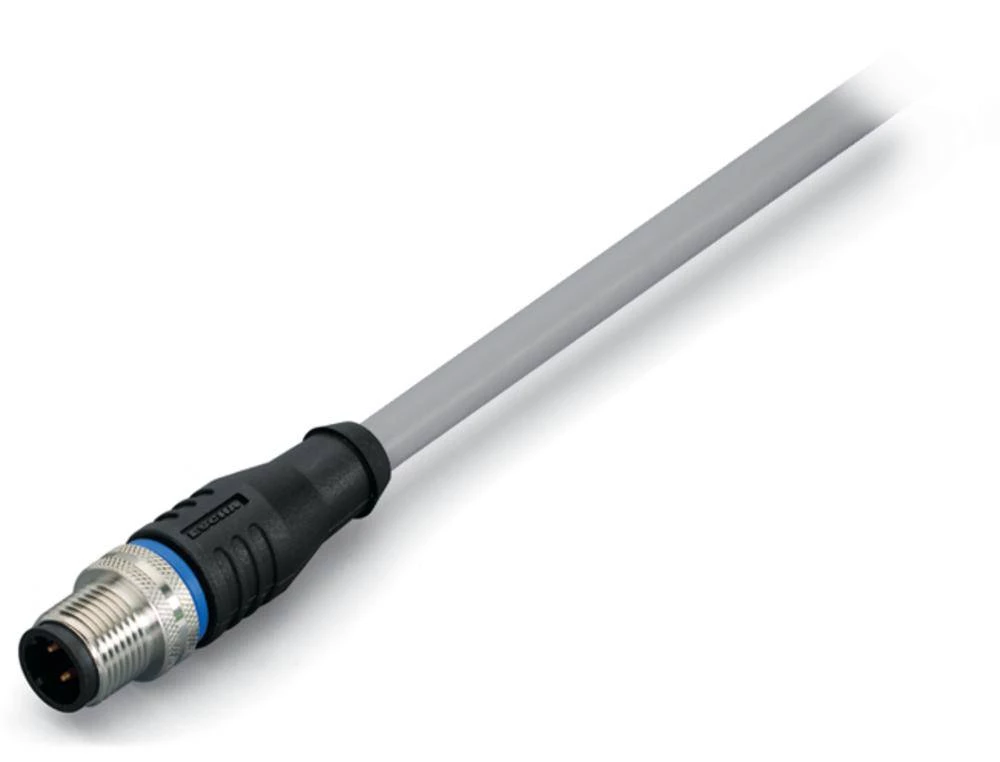 WAGO 756-3103/040-200 Senzor / aktuator podatkovni konektor, konfekcioniran M12 utikač, ravni 20 m broj polova: 4 1 komad slika