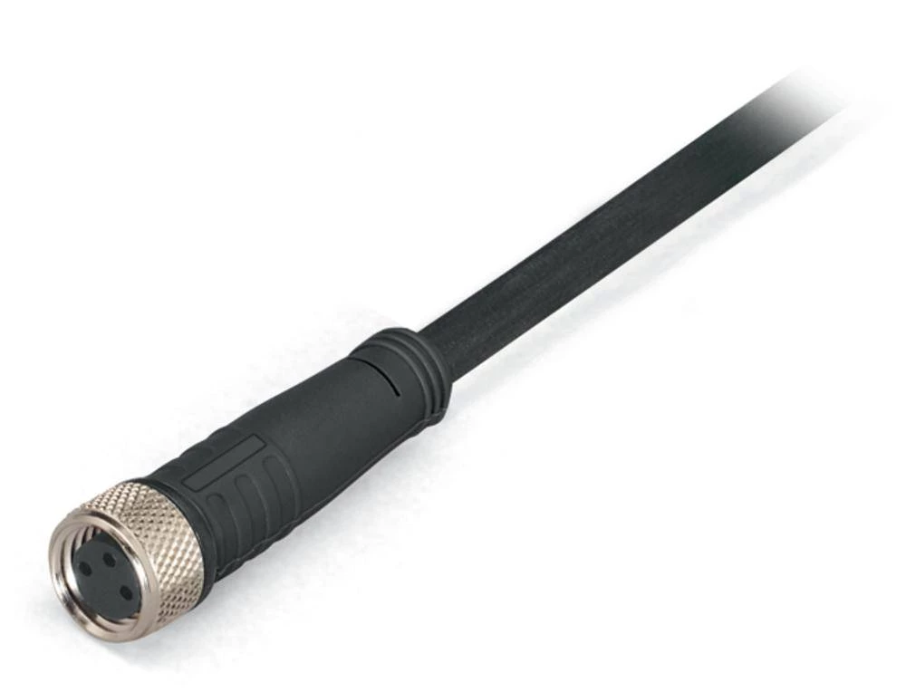 WAGO 756-5101/030-100 Senzor / aktuator-konektor, konfekcioniran M8 utičnica, ravna 10 m broj polova: 3 10 komada slika