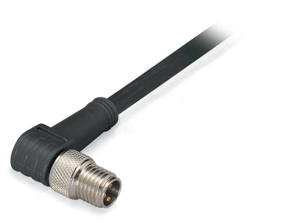 WAGO 756-5112/030-015 Senzor / aktuator-konektor, konfekcioniran M8 utikač, zakrivljeni 1.50 m broj polova: 3 1 komad slika