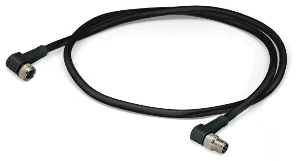 WAGO 756-5204/030-010 Senzor / aktuator-konektor, konfekcioniran M8 utikač, zakrivljeni, utičnica, zakrivljena 1 m broj polova: slika