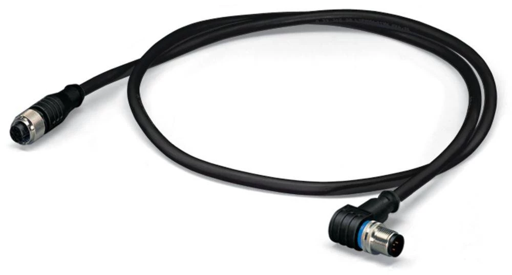 WAGO 756-5402/060-020 Senzor / aktuator-konektor, konfekcioniran M12 utikač, zakrivljeni, utičnica, ravna 2 m broj polova: 5 10 slika