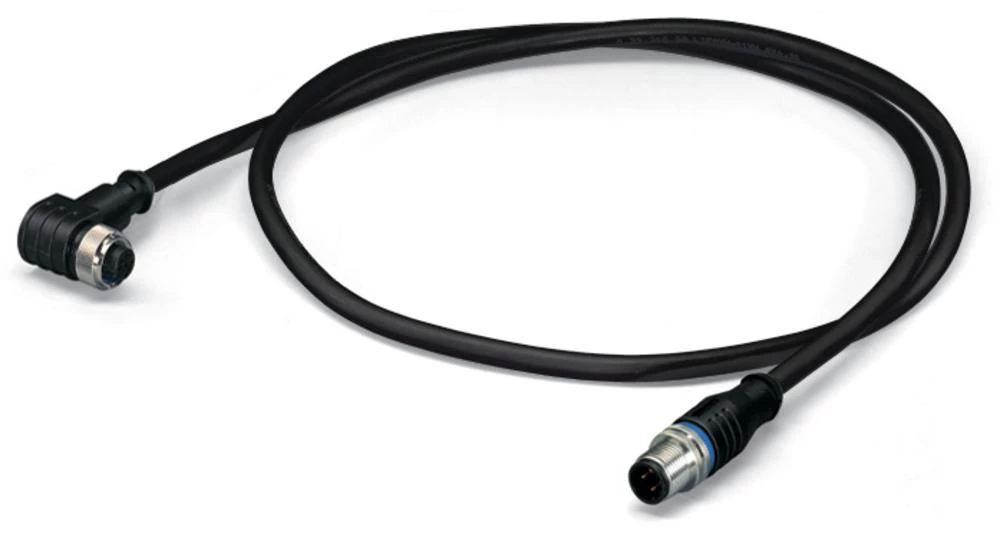 WAGO 756-5403/050-010 Senzor / aktuator-konektor, konfekcioniran M12 utikač, ravni, utičnica, zakrivljena 1 m broj polova: 5 10 slika