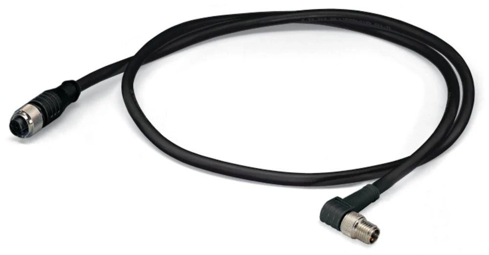 WAGO 756-5502/030-020 Senzor / aktuator-konektor, konfekcioniran M12 utikač, zakrivljeni, utičnica, ravna 2 m broj polova: 3 10 slika