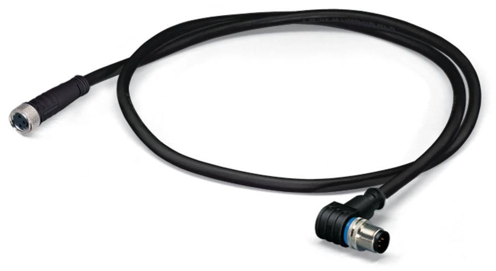 WAGO 756-5508/030-010 Senzor / aktuator-konektor, konfekcioniran M8 utikač, zakrivljeni, utičnica, ravna 1 m broj polova: 3 10 k slika