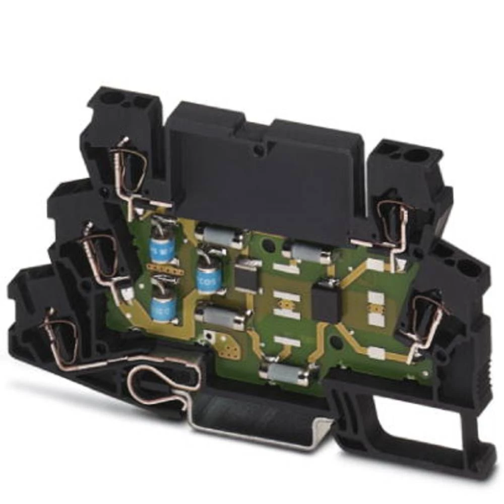 Zaštitna stezaljka s prenaponskom zaštitom 10-dijelni set, zaštita od prenapona za: razvodni ormar Phoenix Contact TT-ST-2-PE-24 slika