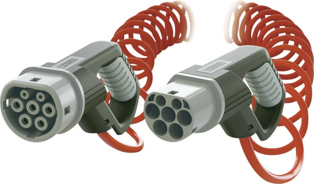 eMobility kabel za punjenje Phoenix Contact 1404563 [ tipa 2 - tipa 2] 4 m spiralni kabel slika