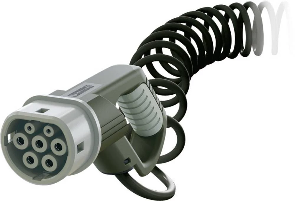 eMobility kabel za punjenje Phoenix Contact 1405197 [ tipa 2 - otvoreni kraj] 4 m spiralni kabel slika