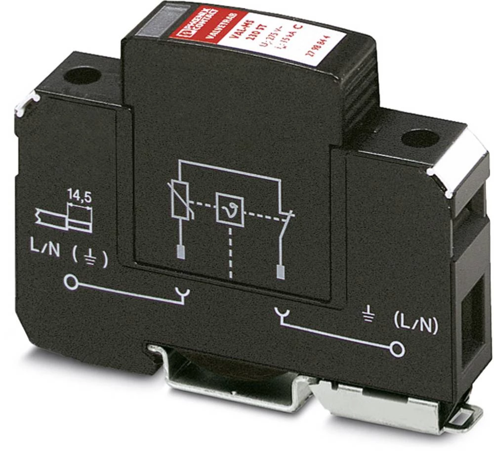 Prenaponski odvodnik 10-dijelni set, zaštita od prenapona za: razvodni ormar Phoenix Contact VAL-MS 230/10 2859013 20 kA slika