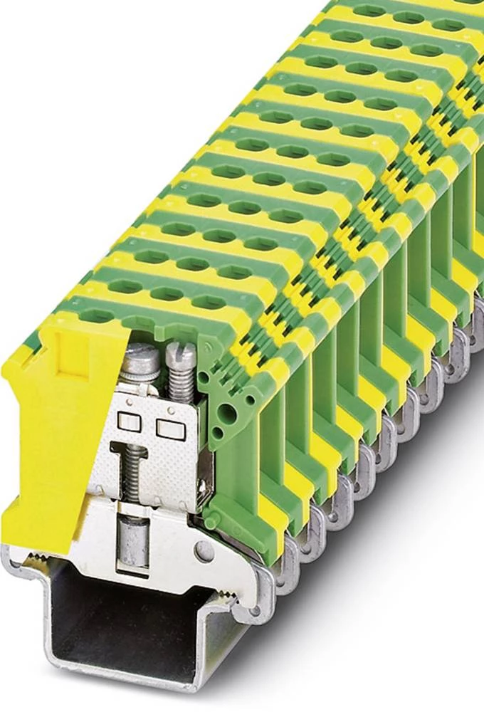 Redna stezaljka sa zaštitnim vodičem UISLKG 16-1 zeleno-žute boje Phoenix Contact 50 kom. slika