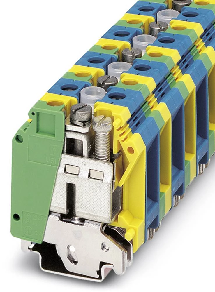 Redna stezaljka sa zaštitnim vodičem UK 35-1-PE/N zeleno-žute boje Phoenix Contact 10 kom. slika