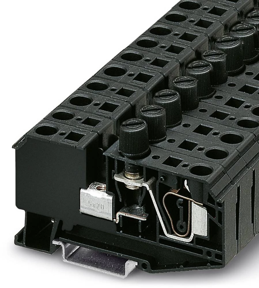 Sigurnosna redna stezaljka ZFK 6-DREHSI (6,3X32) crne boje Phoenix Contact 25 kom. slika