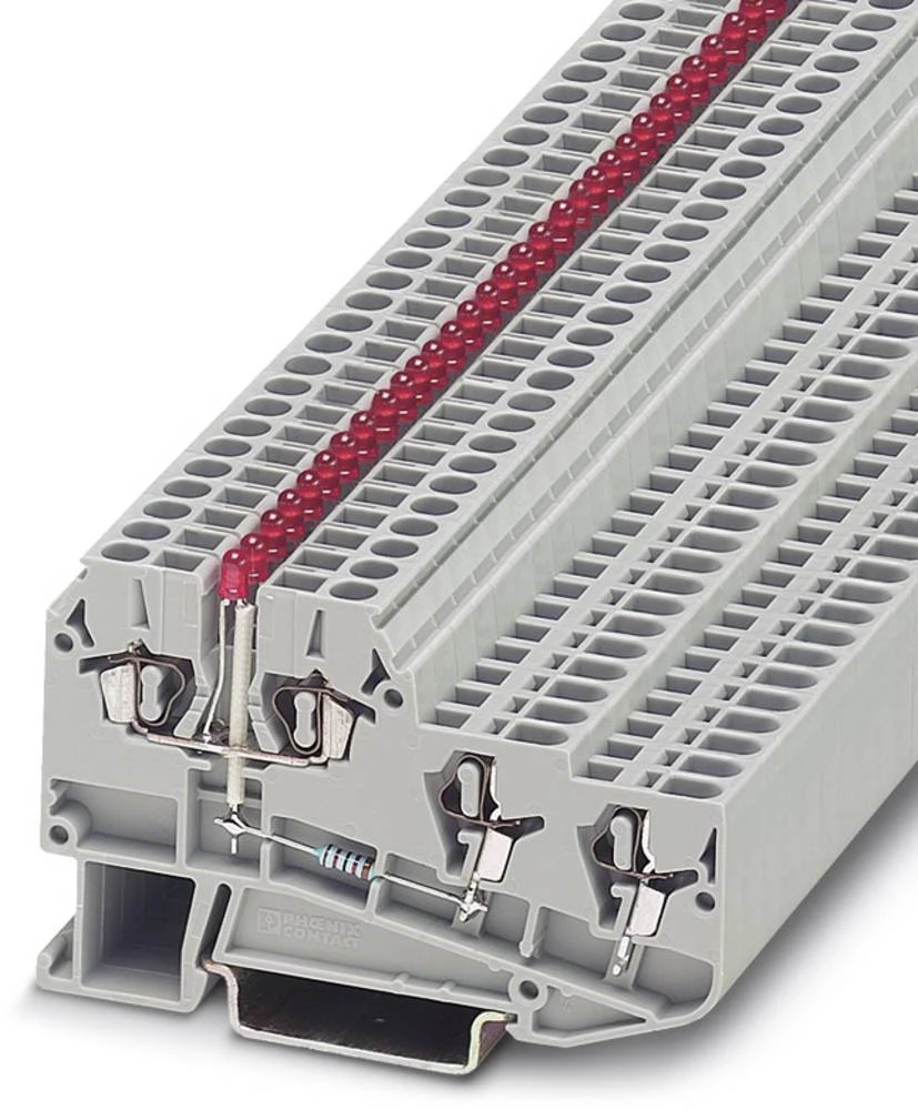 Provodna redna stezaljka ZDIK 1,5-LA 24RD/O-M sive boje Phoenix Contact 50 kom. slika