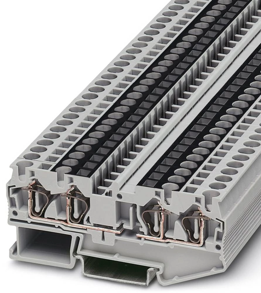 Provodna redna stezaljka ST 4-QUATTRO-U sive boje Phoenix Contact 50 kom. slika