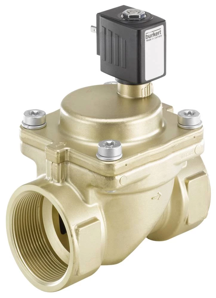 2/2-razvodni ventil s servo upravljanjem Bürkert 221949 24 V/DC G 2 nazivna širina 40 mm kućište od mjeda, brtveni materijal NBR slika