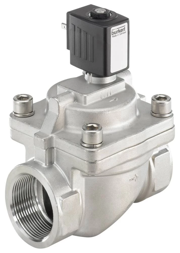 2/2-razvodni ventil s servo upravljanjem Bürkert 222005 24 V/AC G 1 1/2 nazivna širina 40 mm kućište od nehrđajućeg čelika, brtv slika