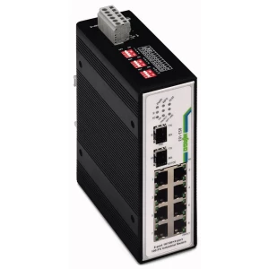Mrežni prekidač, neupravljački WAGO 852-103 broj Ethernet portova 10, brzina LAN prijenosa 100 MBit/s radni napon 12 V/DC, 24 V/ slika