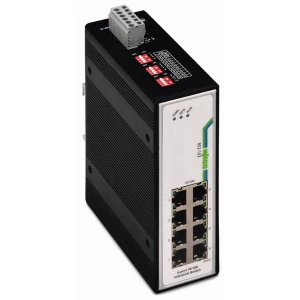 Mrežni prekidač, neupravljački WAGO 852-102 broj Ethernet portova 8, brzina LAN prijenosa 100 MBit/s radni napon 12 V/DC, 24 V/D slika