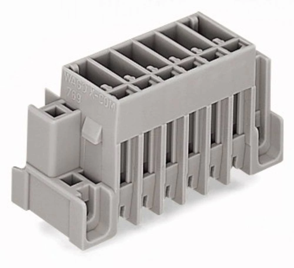 WAGO kučište utičnice-pločica 769 broj polova ukupno 15, razmaci: 5 mm 769-645/004-000 15 komada slika