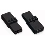 Mrežni-između spojka Mrežni-utikač - Mrežna-utičnica ukupni broj polova: 3 crne boje WAGO 50 komada