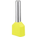 Dvostruki kabelski završetak 1 x 6 mm x 14 mm djelomično izolirani, žute boje Phoenix Contact 3201013 100 kom.