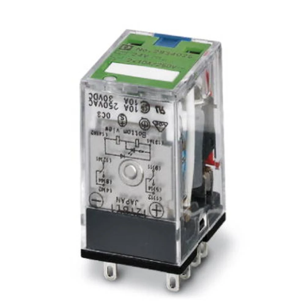 Utični relej 60 V/DC 10 A 2 preklopni Phoenix Contact REL-IR/LDP- 60DC/2X21 10 kom. slika