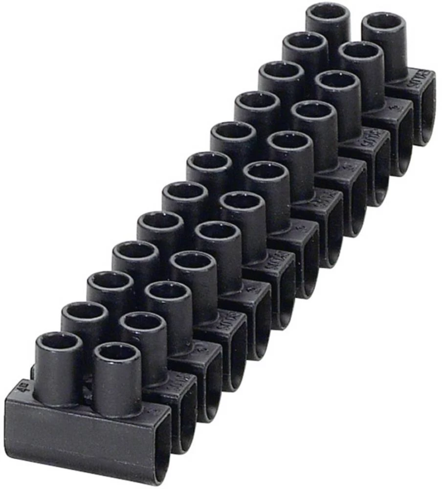 Stezaljka za svjetiljke, fleksibilna: 0.5-4 mm kruta: 0.5-4 mm broj polova: 12 Phoenix Contact 3240169 10 kom. crne boje slika