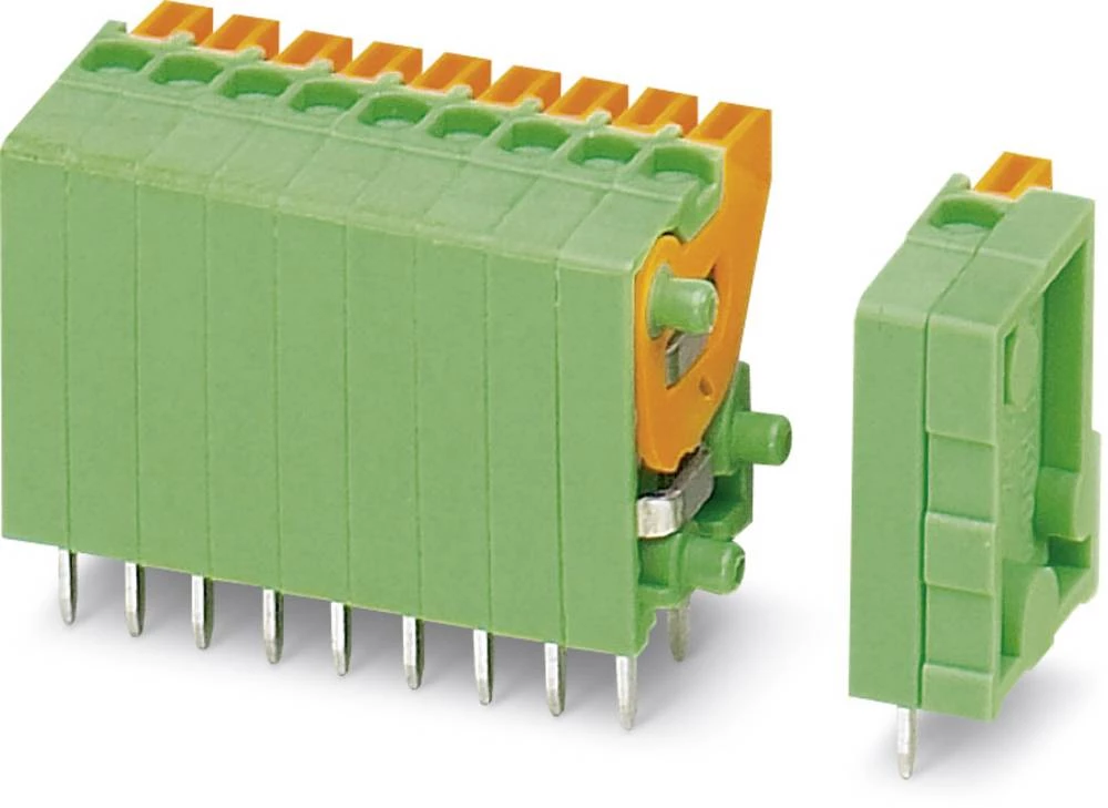 Opružna blok stezaljka 0.50 mm broj polova: 8 FFKDSA1/V-2,54- 8 Phoenix Contact zelene boje 50 kom. slika