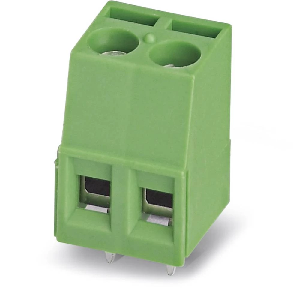Vijčana blok stezaljka 1.50 mm broj polova: 2 MKDS 1,5/ 2-B-5,08 Phoenix Contact zelene boje 50 kom. slika