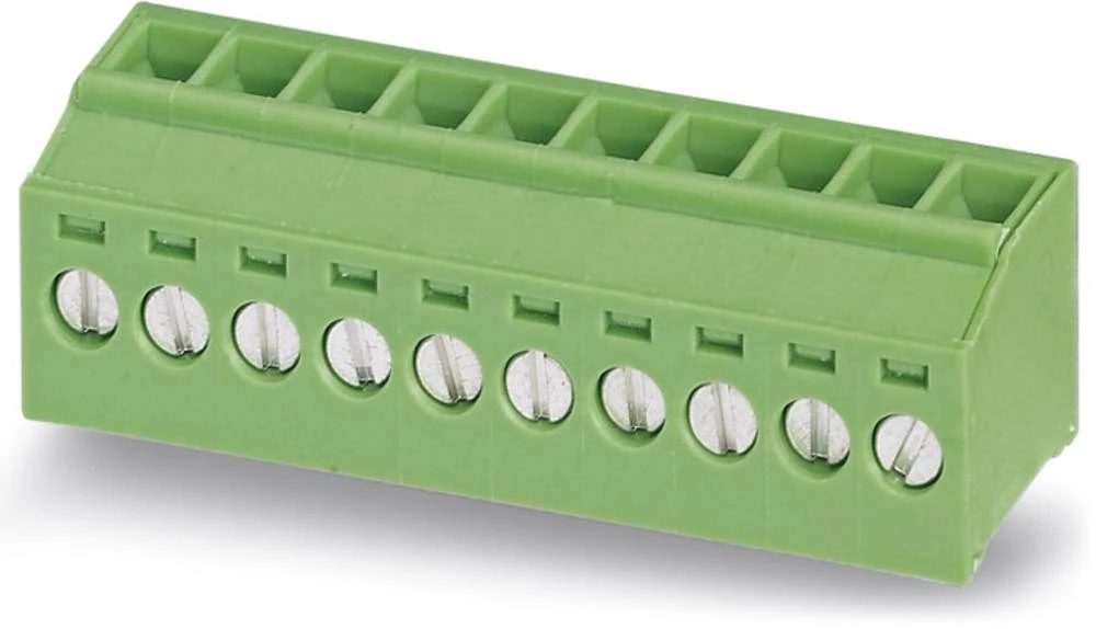 Vijčana blok stezaljka 1.50 mm broj polova: 3 MKDSFW 1,5/ 3-3,5 Phoenix Contact zelene boje 50 kom. slika