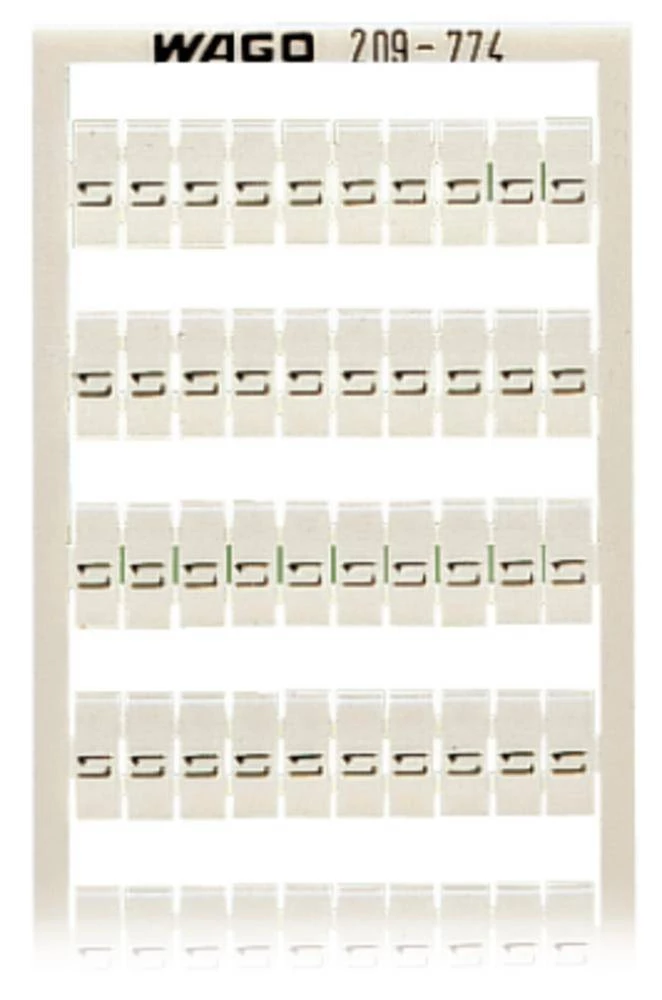 WAGO 209-774 kartice s oznakama -pretisak: L1 5 komada slika