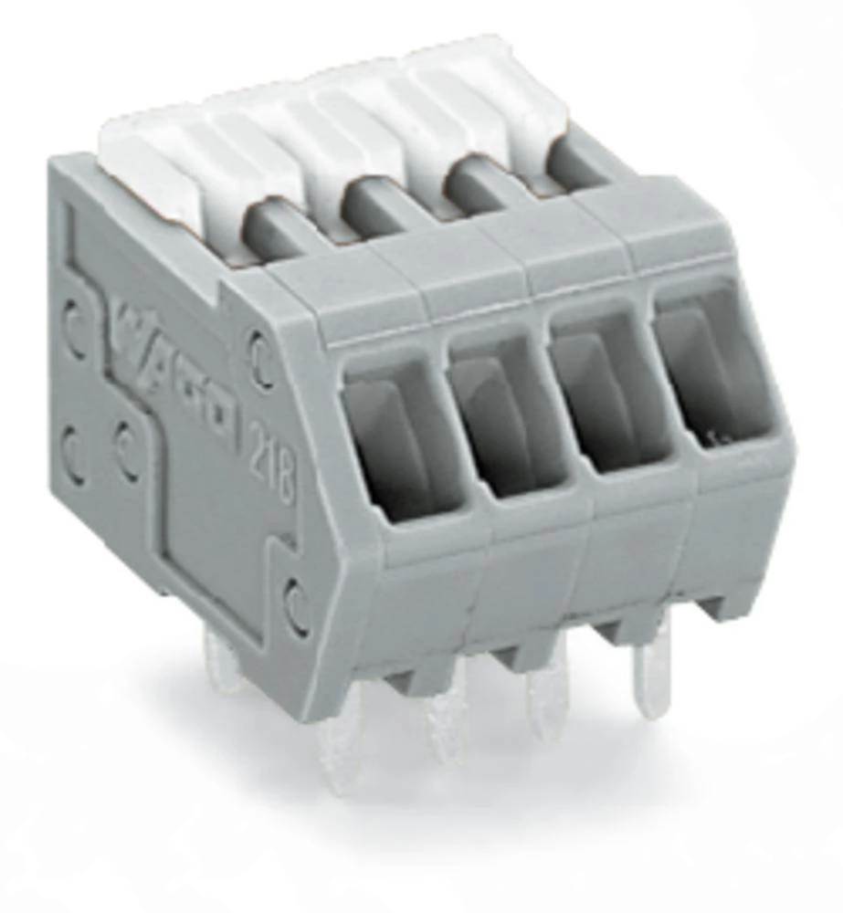 WAGO Opružni blok s stezaljkama 0.50 mm broj polova 6 zelene boje 280 komada slika