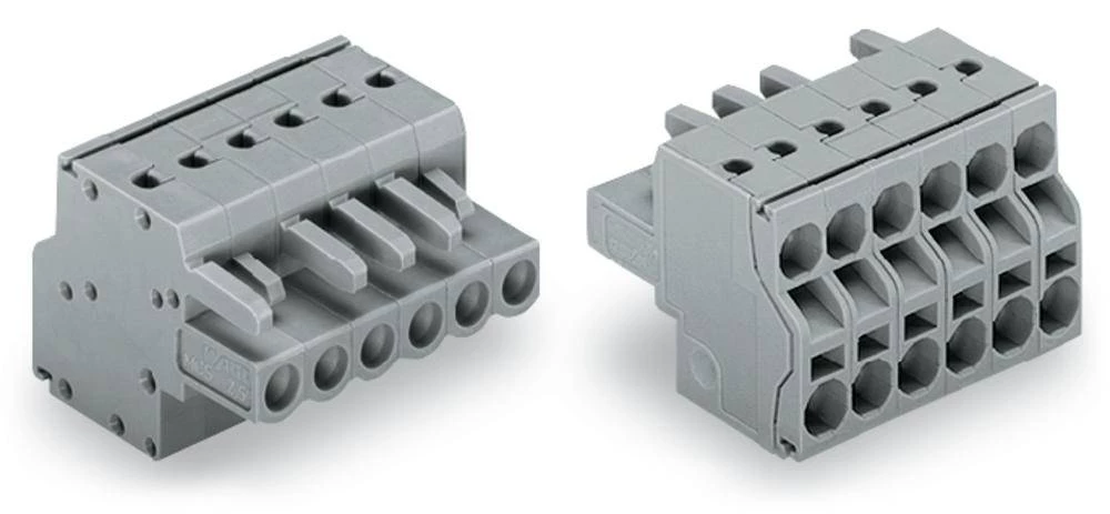 WAGO kučište utičnice-Kabel 231 broj polova ukupno 5, razmaci: 5 mm 231-2105/026-000 50 komada slika