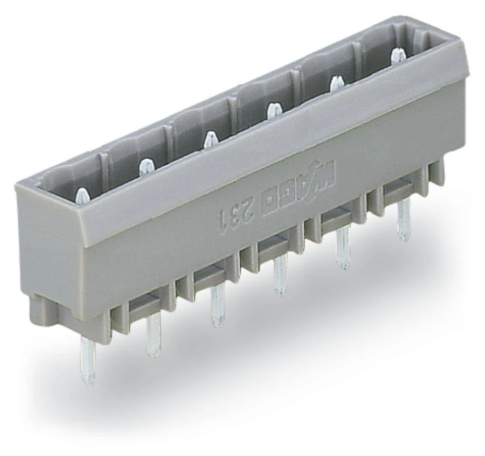 WAGO letva s muškim kontaktima (standardna) 300 broj polova ukupno 6, razmaci: 7.50 mm 231-266/001-000 100 komada slika