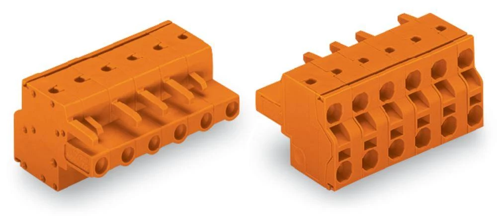 WAGO kučište utičnice-Kabel 231 broj polova ukupno 2, razmaci: 7.62 mm 231-2702/026-000 100 komada slika