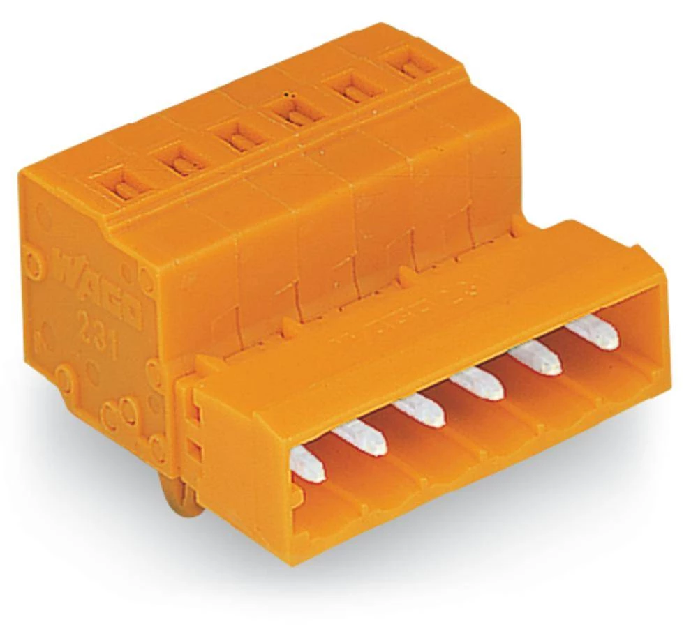 WAGO letva s muškim kontaktima (standardna) 300 broj polova ukupno 24, razmaci: 5.08 mm 231-654/018-000/035-000 10 komada slika