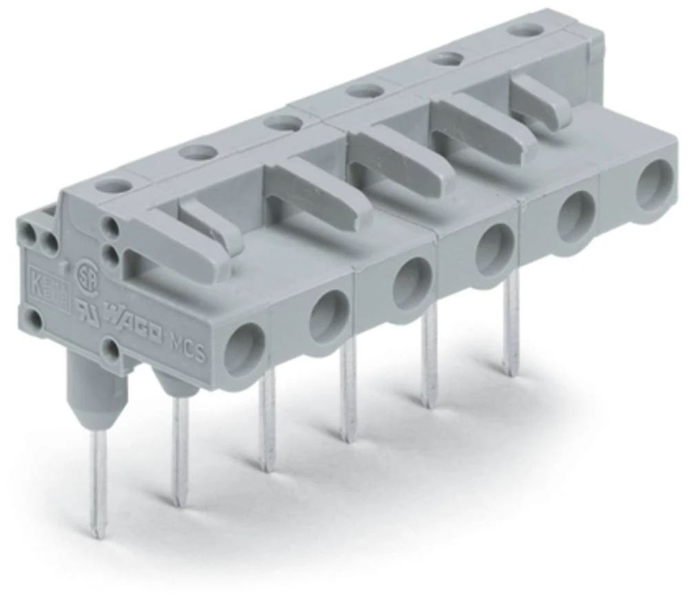 WAGO kučište utičnice-pločica 232 broj polova ukupno 10, razmaci: 7.50 mm 232-840/005-000 25 komada slika
