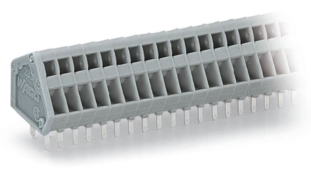 WAGO Opružni blok s stezaljkama 0.50 mm broj polova 36 sive boje 40 komada slika